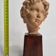 Bust of Bacchus child in patinated terracotta, 21 cm