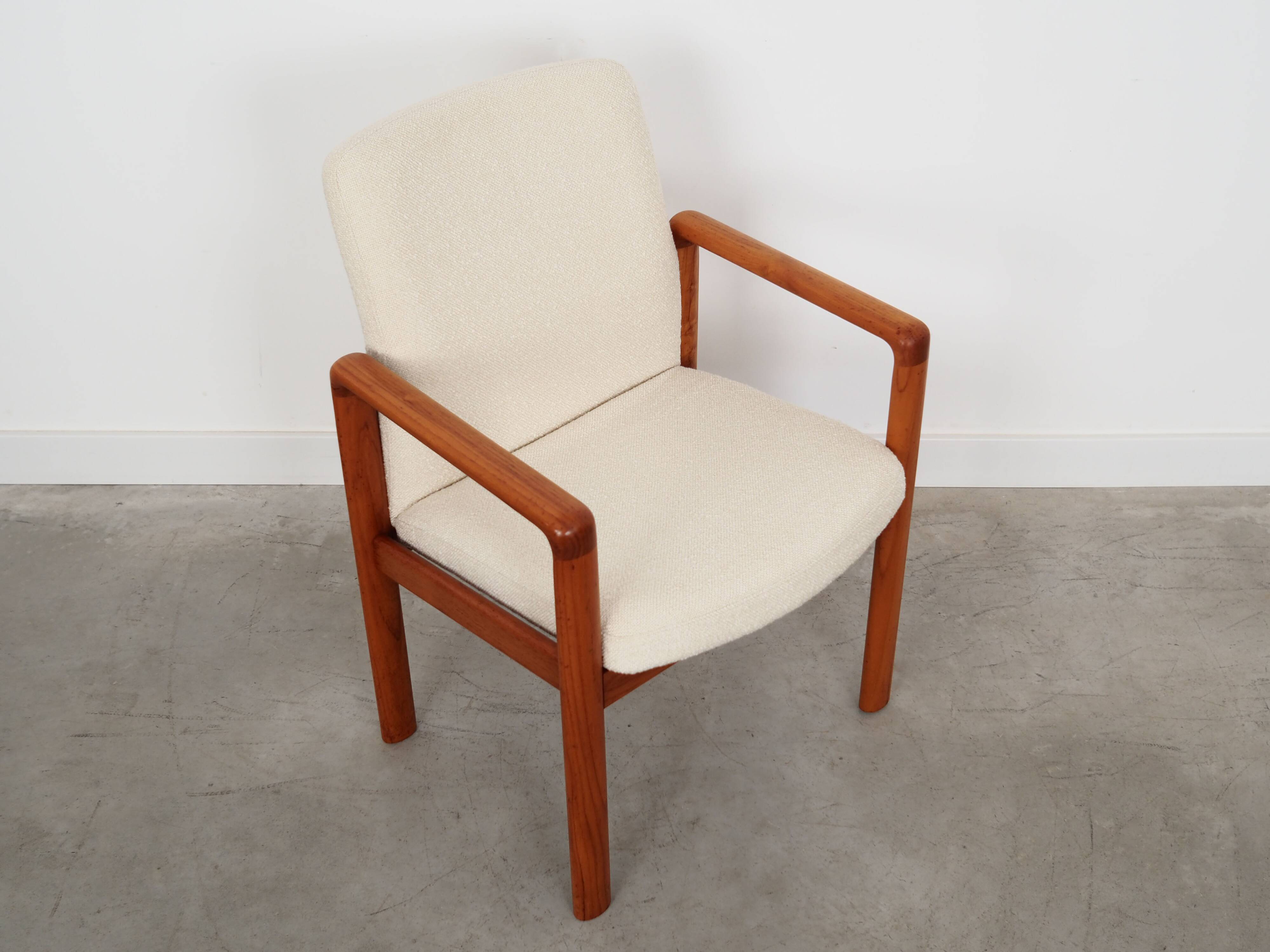 Teak armchair, Danish design, 1970s, production: Denmark