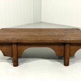 Rustic antique low coffee table side table 1900’s