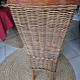 Wood and rattan chair