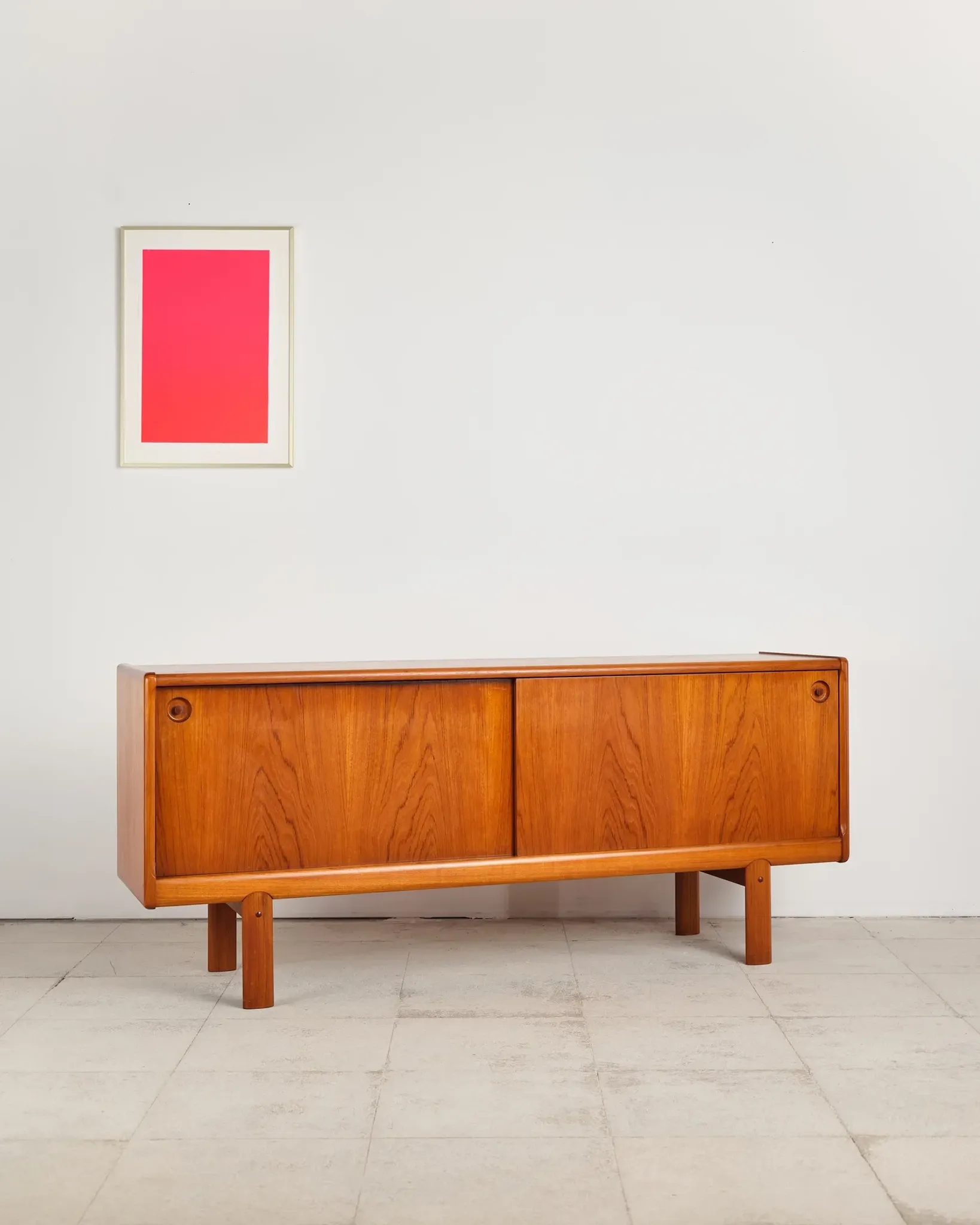 Teak sliding door enfilade by H.W. Klein, Denmark, 1960s