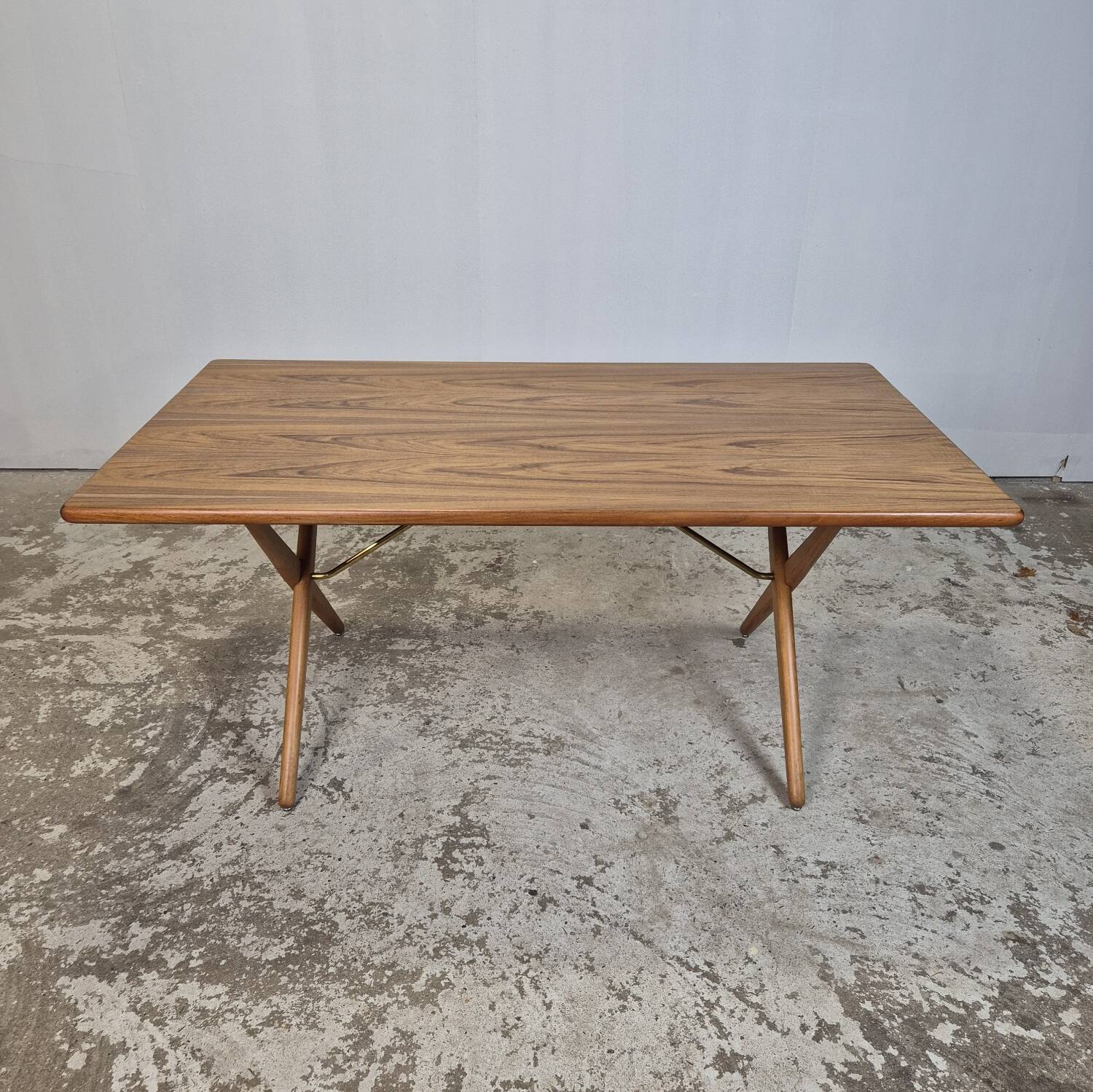 Hans Wegner, AT-303 Sawbuck vintage 1950s Danish dining table