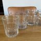 Set of 6 mismatched old glasses
