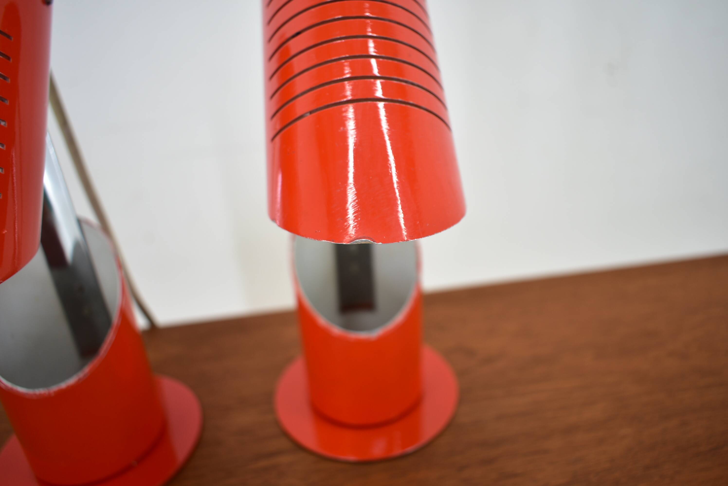 Space Age foldable table lamps from Szarvasi, 1960s