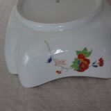 2 salad bowls jattes porcelain Limoges Raynaud & cie Japanese decoration enhanced gold