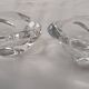 Bayel crystal salt and pepper shaker from the 60s