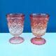 Pair of Baccarat cut crystal glasses, early 20th century