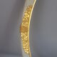 Old Art-Deco oval wood -stucco frame, 56x41 cm, 50x35 cm SB leaf