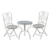 gray patinated garden furniture