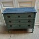 Old blue chest of drawers