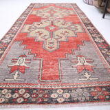 3x8 oriental madallion turkish runner rug,107x247cm