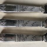 Set of 12 silver metal knives