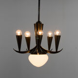 Cubistic Chandelier by IAS, 1910s