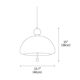 Suspension Saliscendi by Elio Martinelli for Martinelli Luce, 1970
