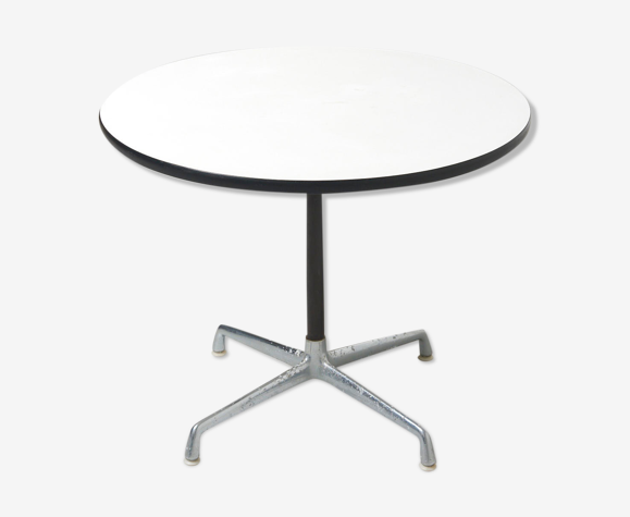 Round Dining Table By Charles And Ray Eames For Herman Miller Usa 1960 Selency Round Dining Table By Charles And Ray, Herman Miller Eames Round Dining Table
