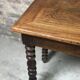 Draper's table / solid oak console 1900s