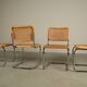 Set of four Thonet S32 chairs by Marcel Breuer, 1983