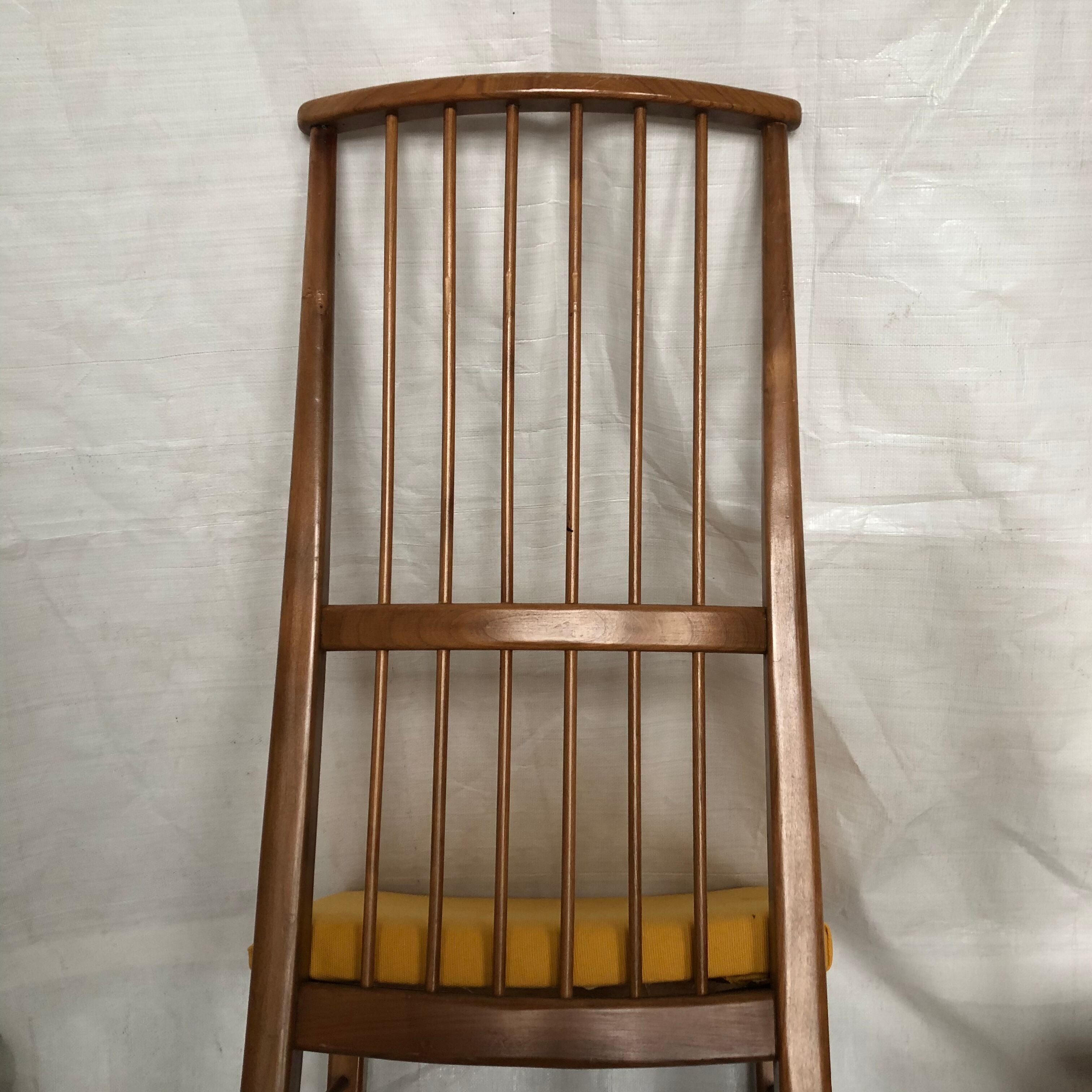 Vintage blonde wood chairs 60s
