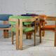 7 Chairs Pigreco by Tobia Scarpa, Gavina Edition, Italy, 50s