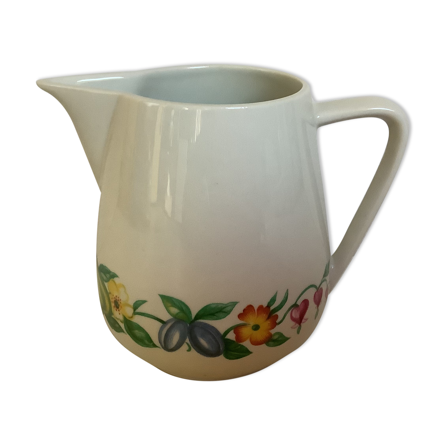 Villeroy and Boch flower and fruit milk jug