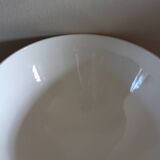 Large vintage apple ribbed footed bowl