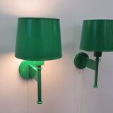 Pair of Scandinavian Luxus wall lamps by Uno and Östen Kristiansson