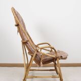 Fauteuil en rotin ancien, vintage