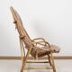 Antique, vintage rattan armchair