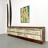 Large antique haberdashery cabinet, circa 1900