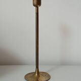 Bougeoir en laiton, forme droite