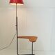 Vintage boomerang floor lamp 1950