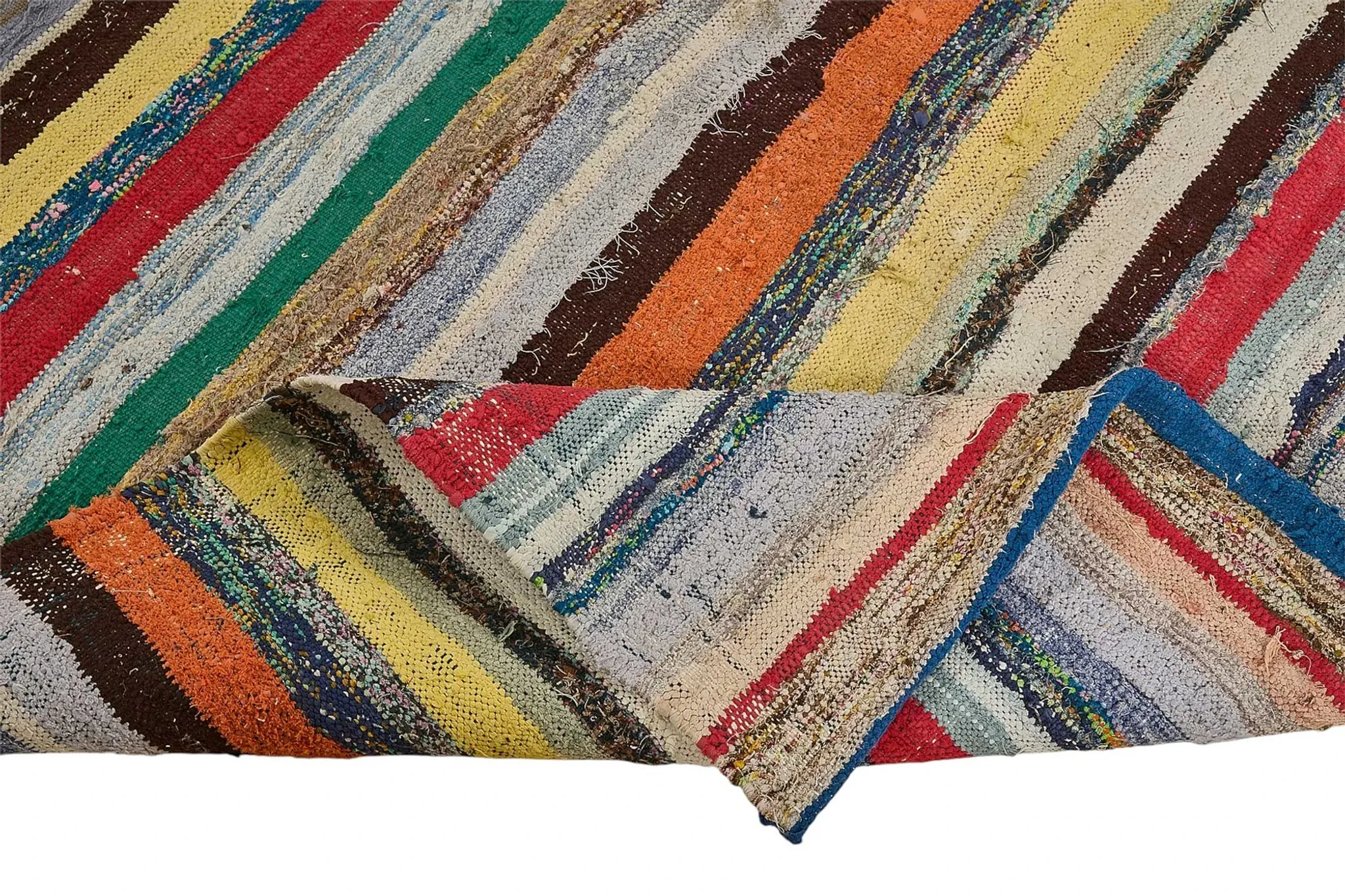 Turkish Handwoven Flatweave Chaput Kilim 180 cm x 255 cm
