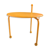 Coffee table by Tord Björklund Ikea 1980 yellow