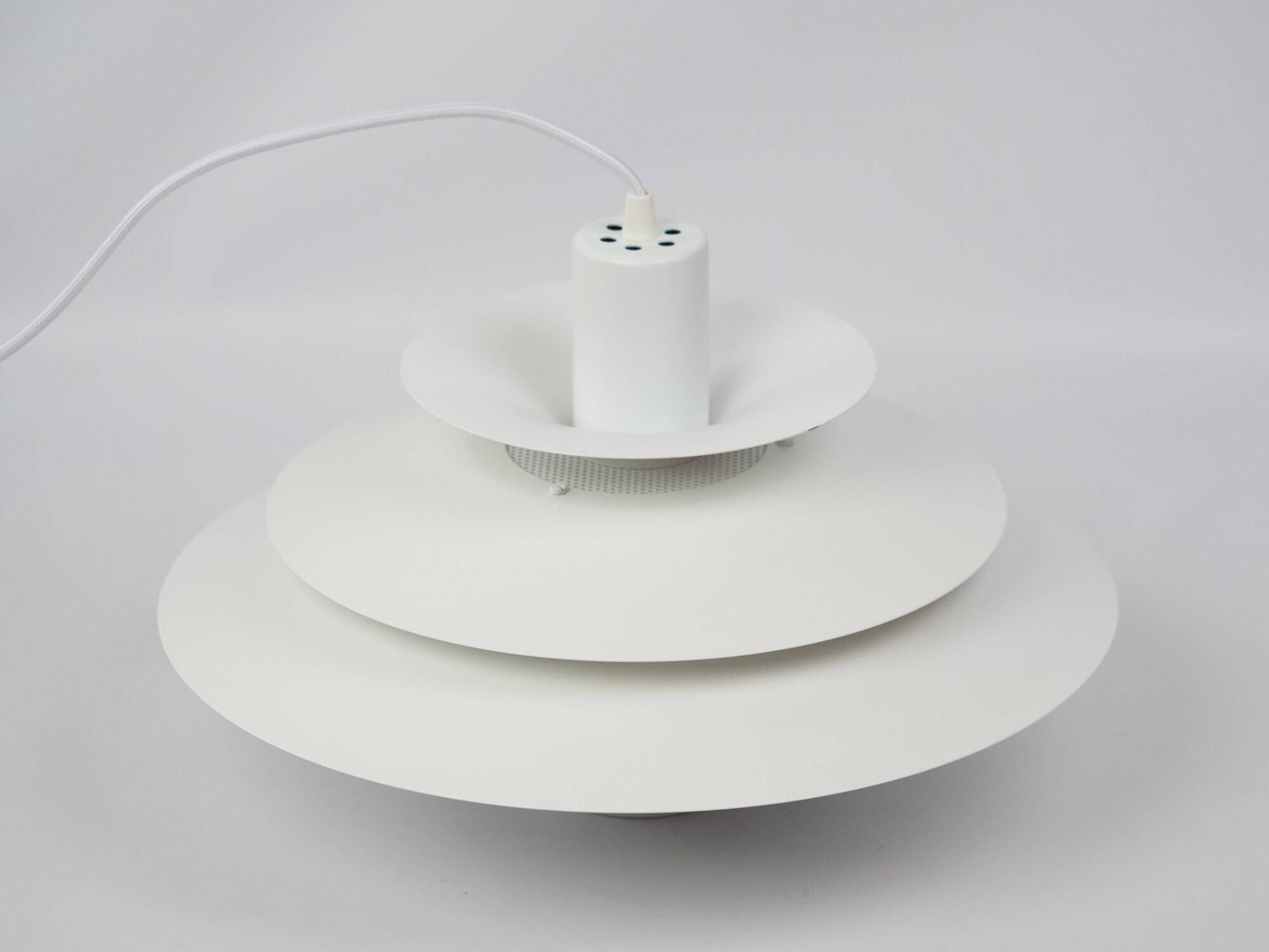 Danish vintage Verona pendant lamp by Kurt Wiborg, Jeka, 1980s
