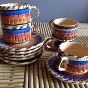 Lot de 5 tasses à café en ceramique