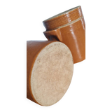 Pair of stoneware grease pots