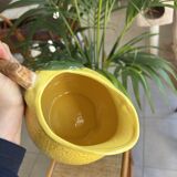 Ceramic jug with a lemon design.