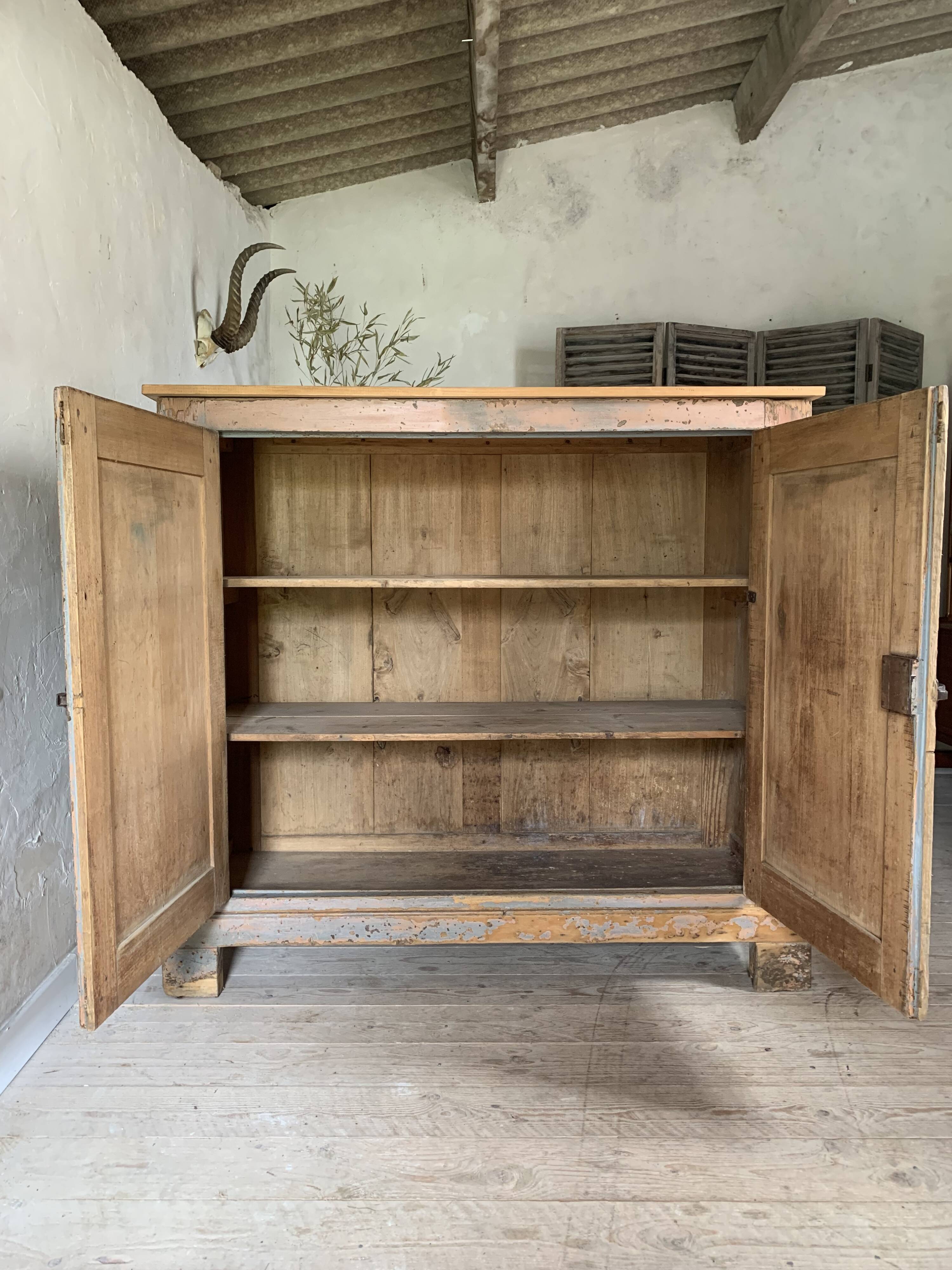 Large patinated Parisian buffet