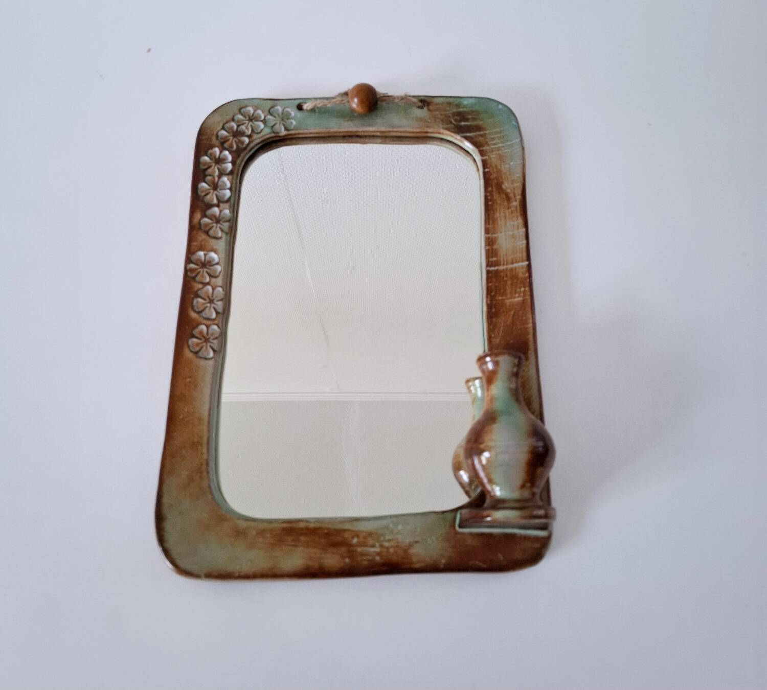 Miroir céramique 70's