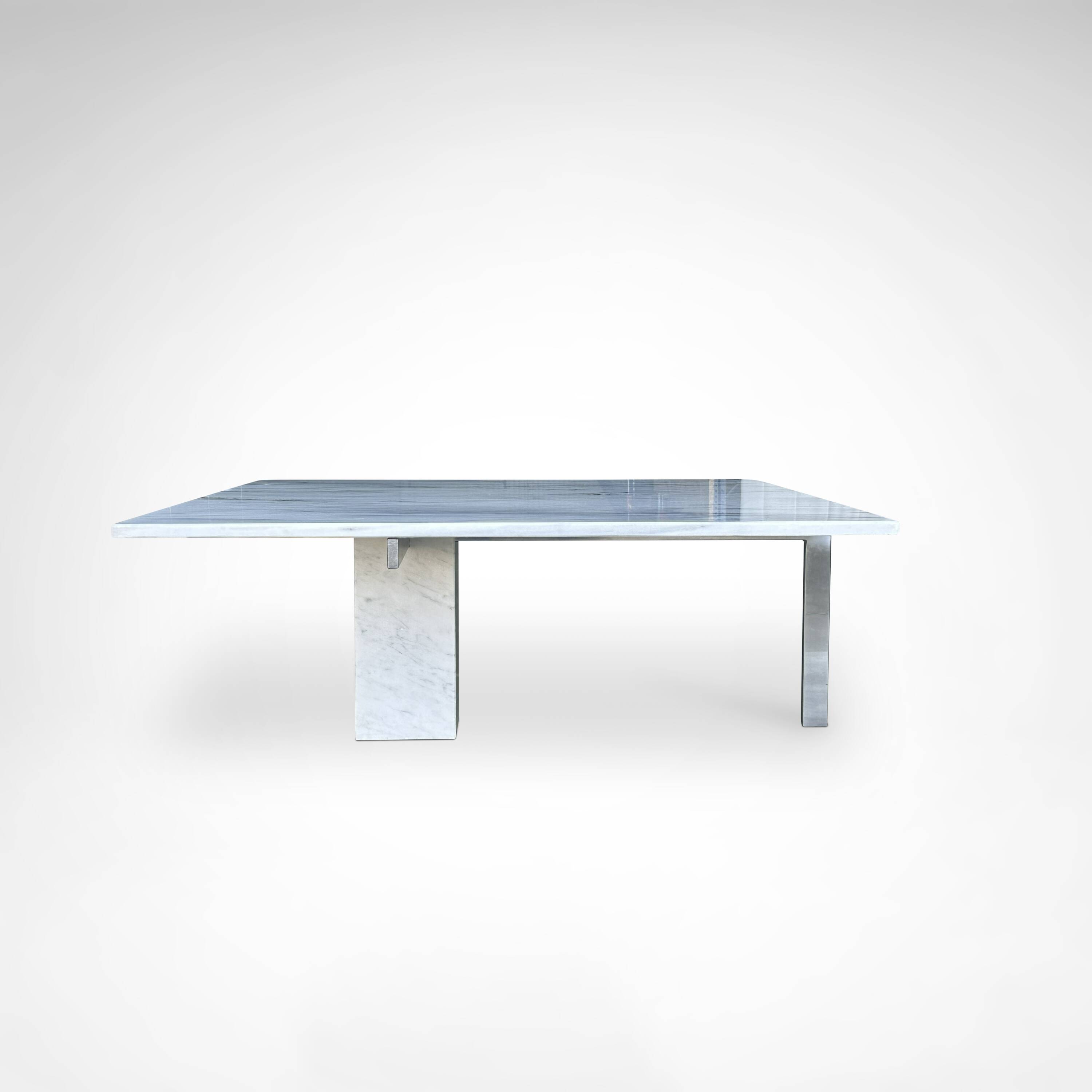 KW1 metal and marble coffee table by Hank Kwint for Metaform 1980s