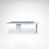 KW1 metal and marble coffee table by Hank Kwint for Metaform 1980s
