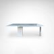 KW1 metal and marble coffee table by Hank Kwint for Metaform 1980s