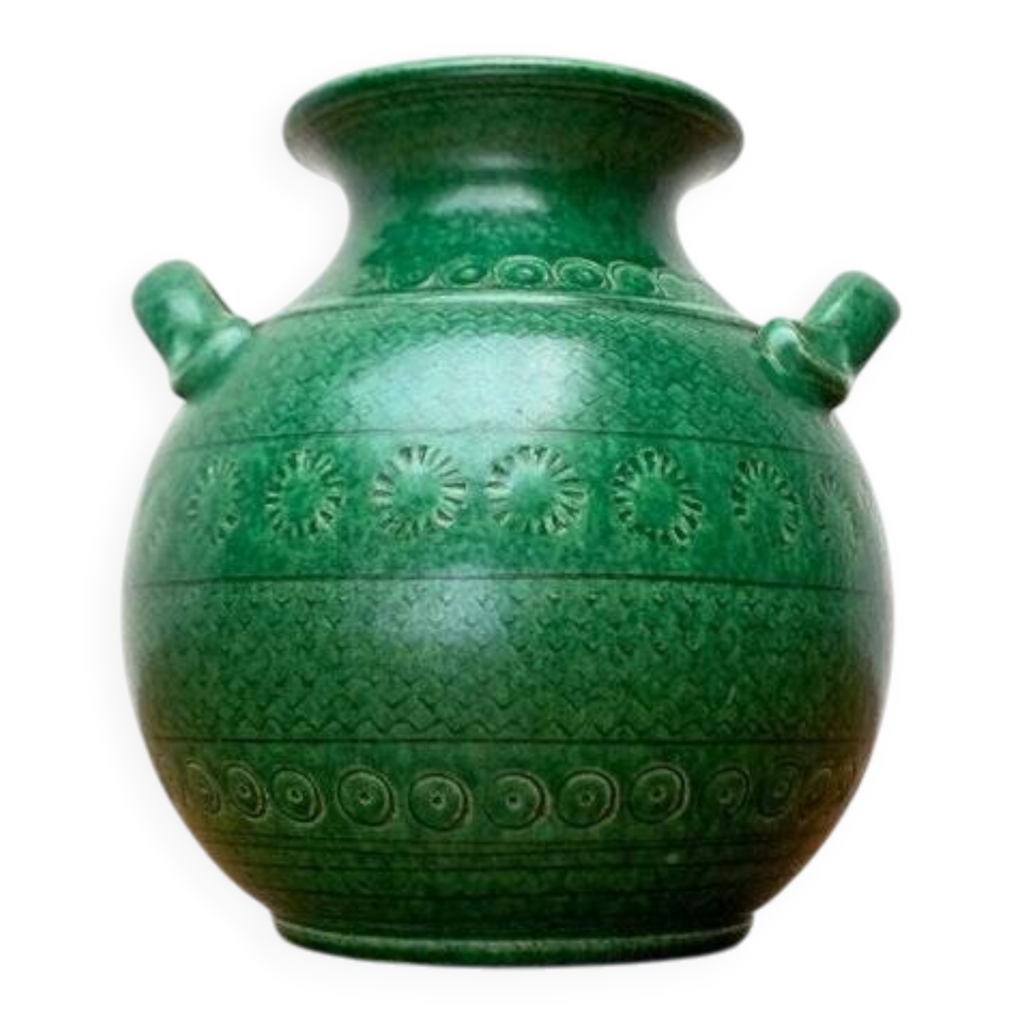 Mid-century German studio pottery vase by Wilhelm Kagel, Partenkirchen, 1960s.