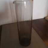 Pitcher / Vase in smoked blown glass - 1960s/1970s
