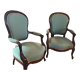 Louis Philippe style armchairs