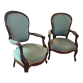 Louis Philippe style armchairs