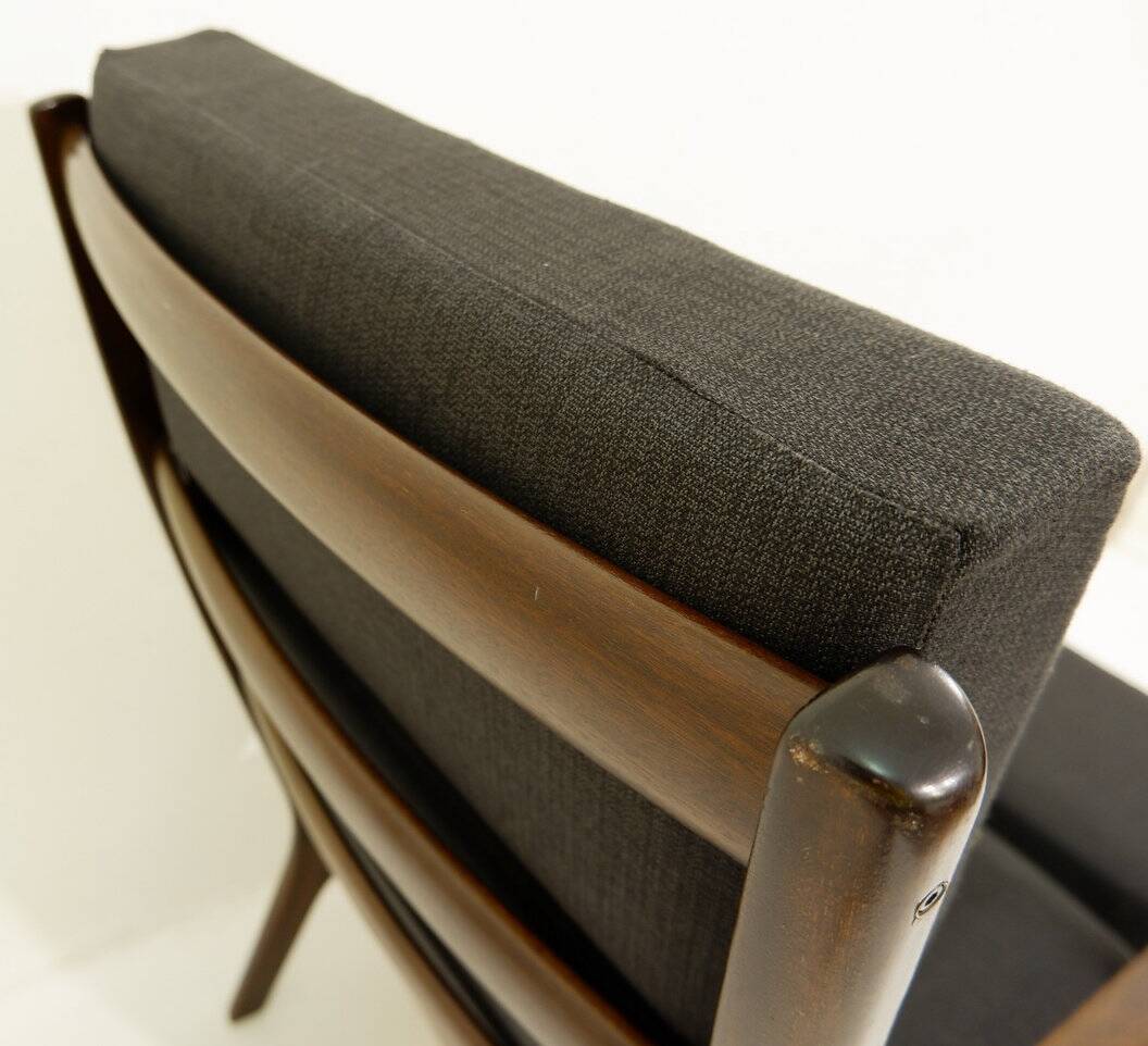 Ole Wanscher Senator Hijack Lounge Chair and Ottoman by Cado