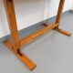 Oval table / vintage pine console from the 60s 70s