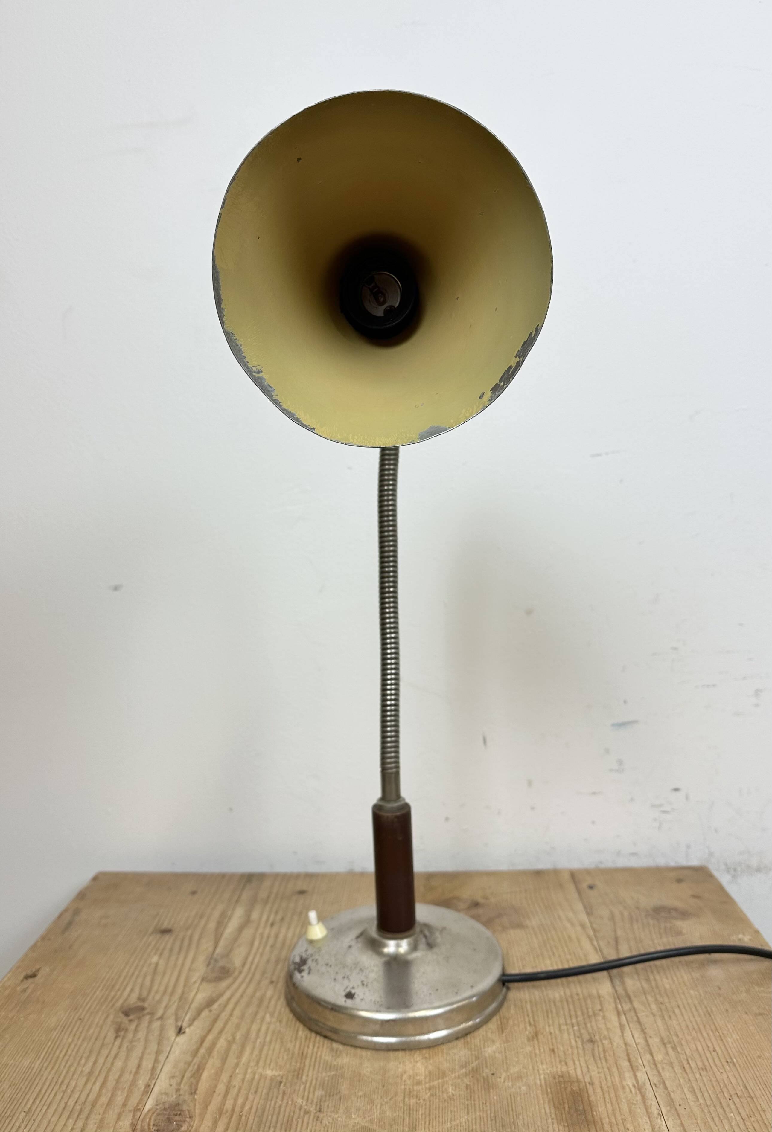 Vintage Gooseneck Table Lamp, 1950s