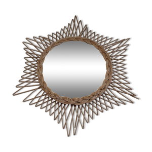 Miroir en osier  52cm